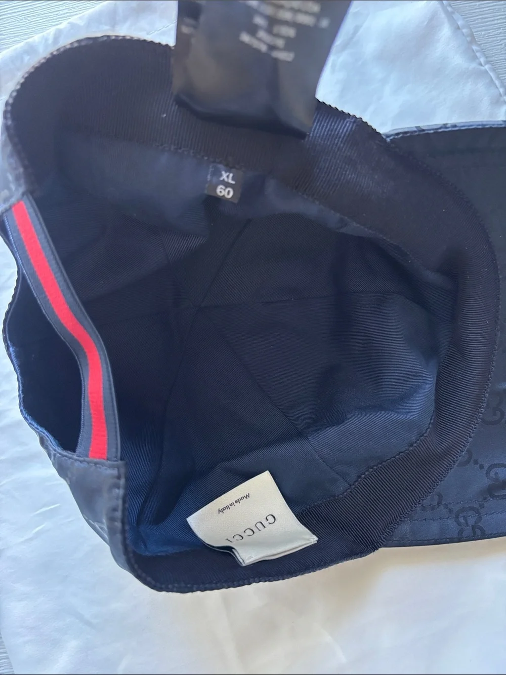 GUCCI Monogram GG Satin Hat